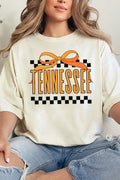 Bow Tennessee Check Comfort Colors Adult Ring-Spun Cotton Tee