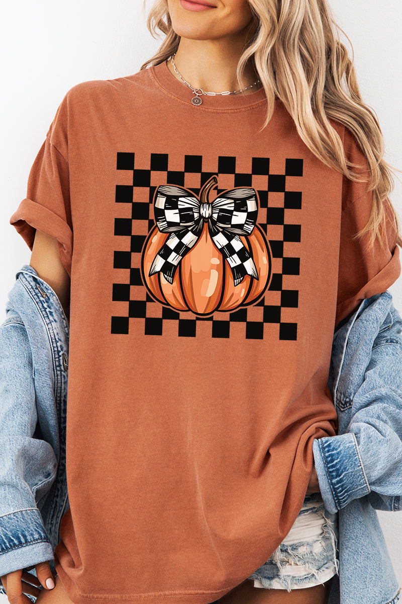 Check It Out Coquette Pumpkin Comfort Colors Adult Ring-Spun Cotton Tee