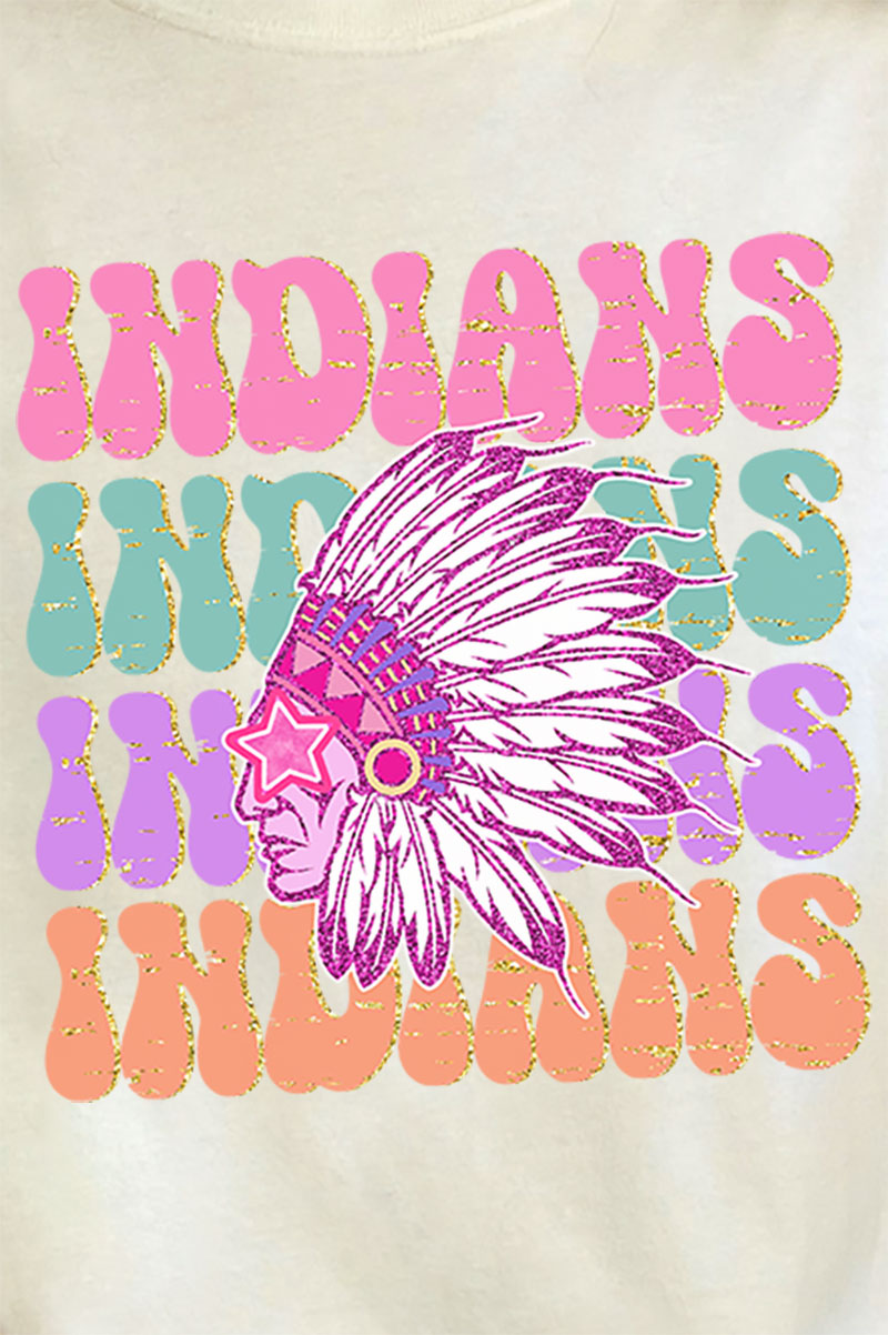 Indians Spirit Comfort Colors Adult Ring-Spun Cotton Tee