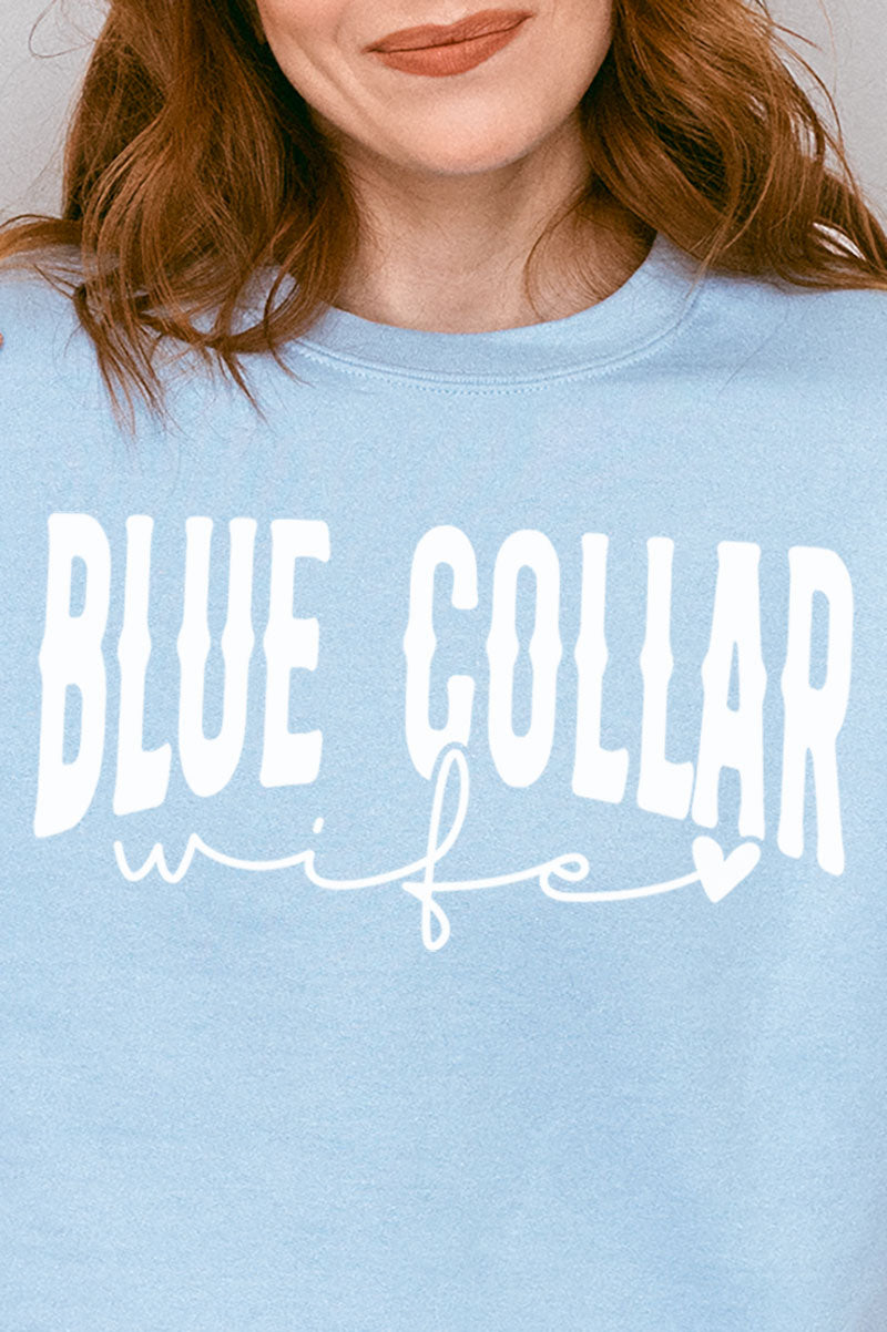 Blue Collar Wife Heavy-weight Crew Sweatshirt product image 2