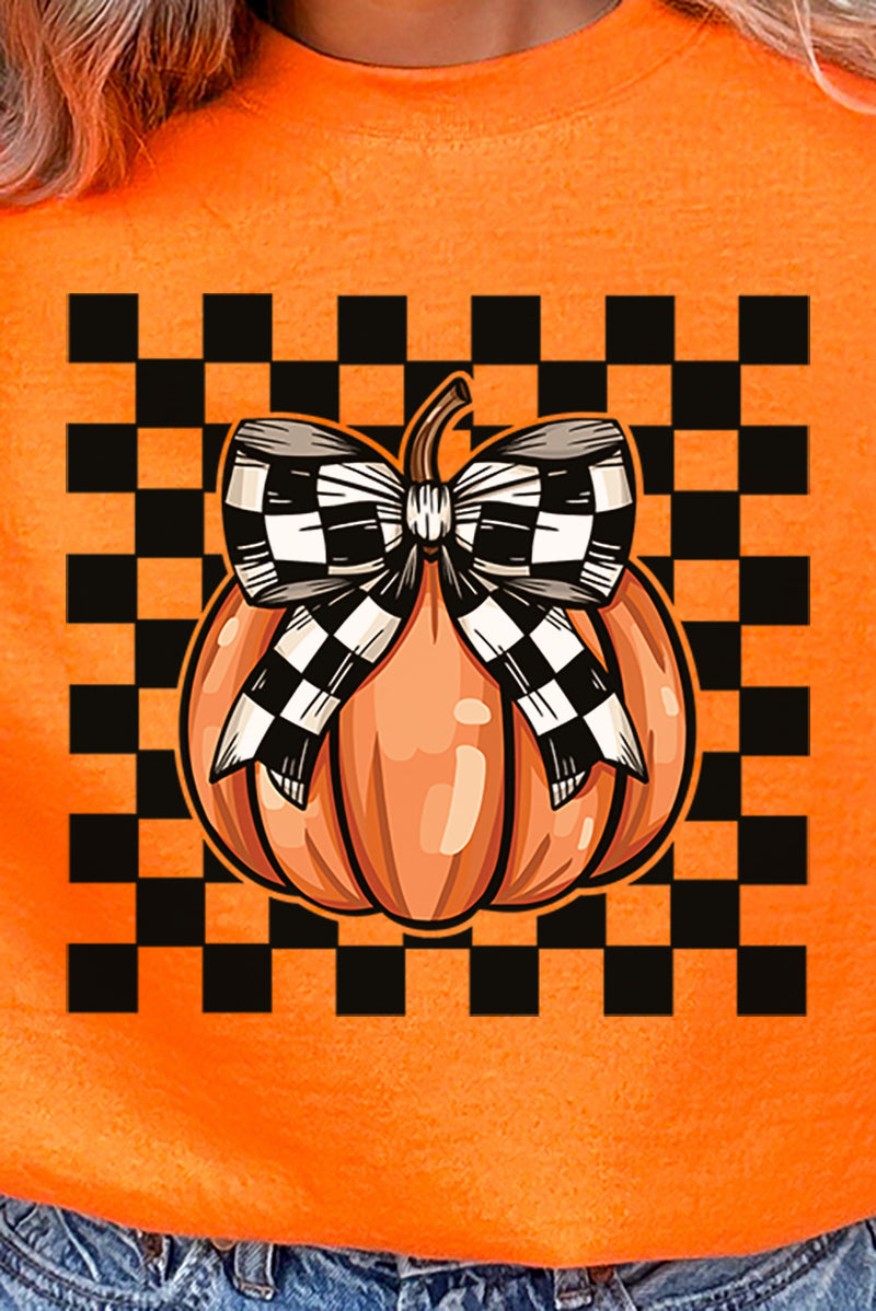 Check It Out Coquette Pumpkin Heavy-weight Crew Sweatshirt product image 2