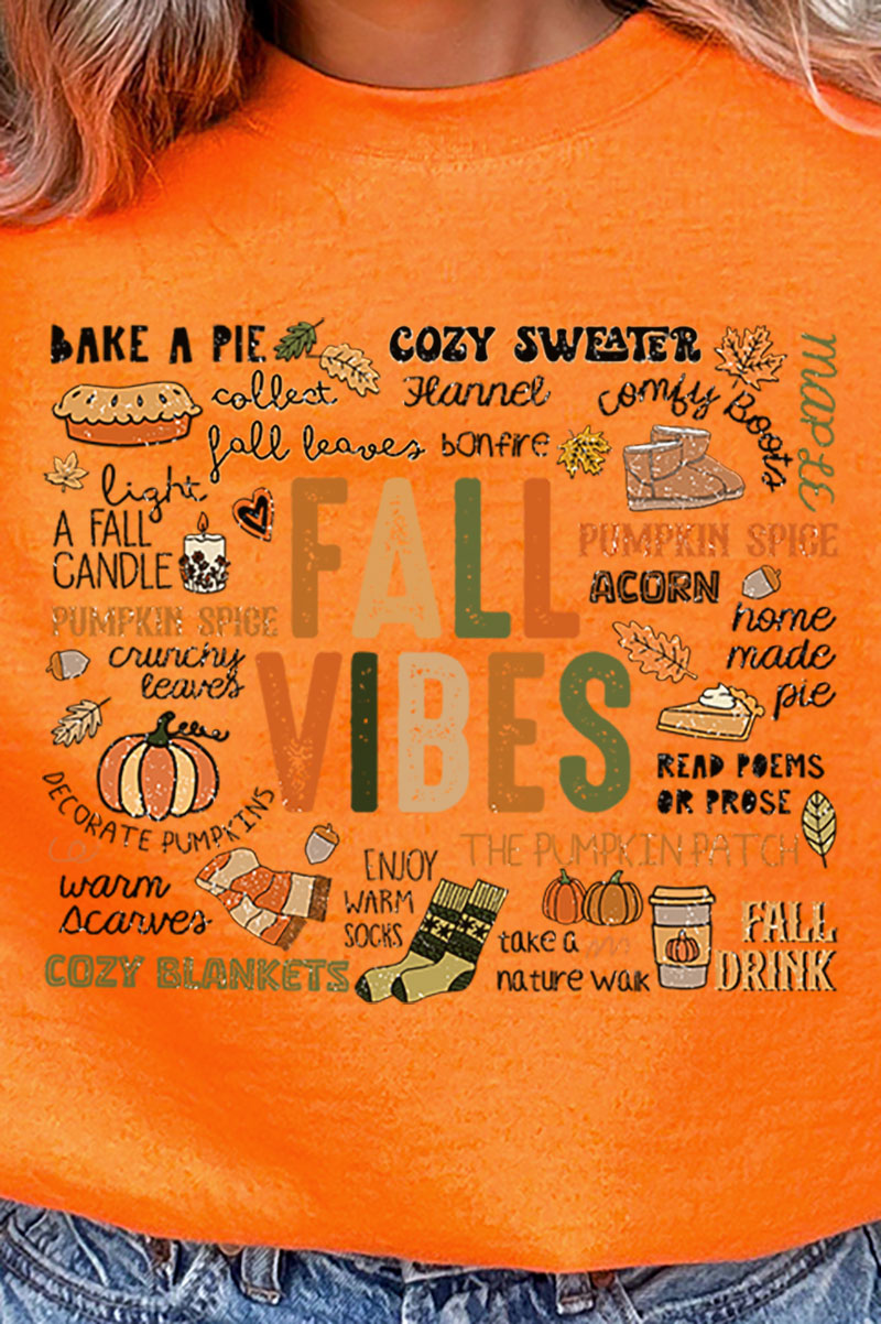 Cozy Fall Vibes Heavy-weight Crew Sweatshirt product image 2
