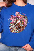 Colorful Disco Football Heavy-weight Crew Sweatshirt product image 1