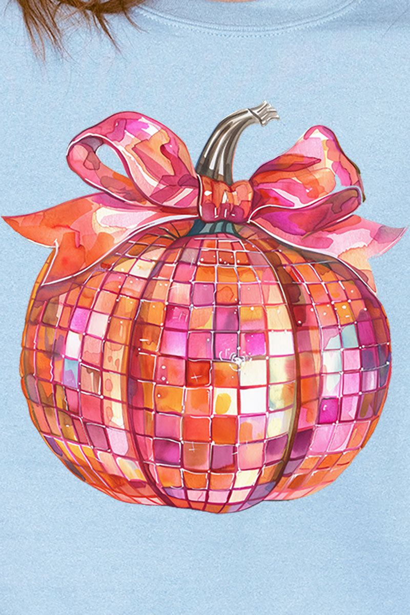 Pink Disco Pumpkin Heavy-weight Crew Sweatshirt product image 2