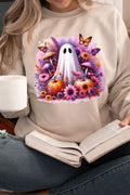 Purple Boho Boo Heavy-weight Crew Sweatshirt product image 1