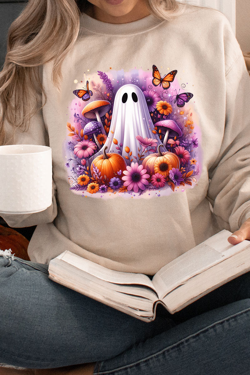 Purple Boho Boo Heavy-weight Crew Sweatshirt product image 1