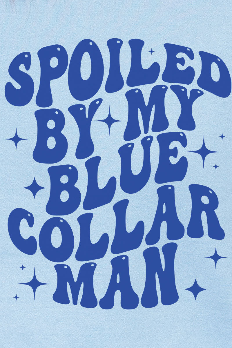 Spoiled By My Blue Collar Man Heavy-weight Crew Sweatshirt product image 2