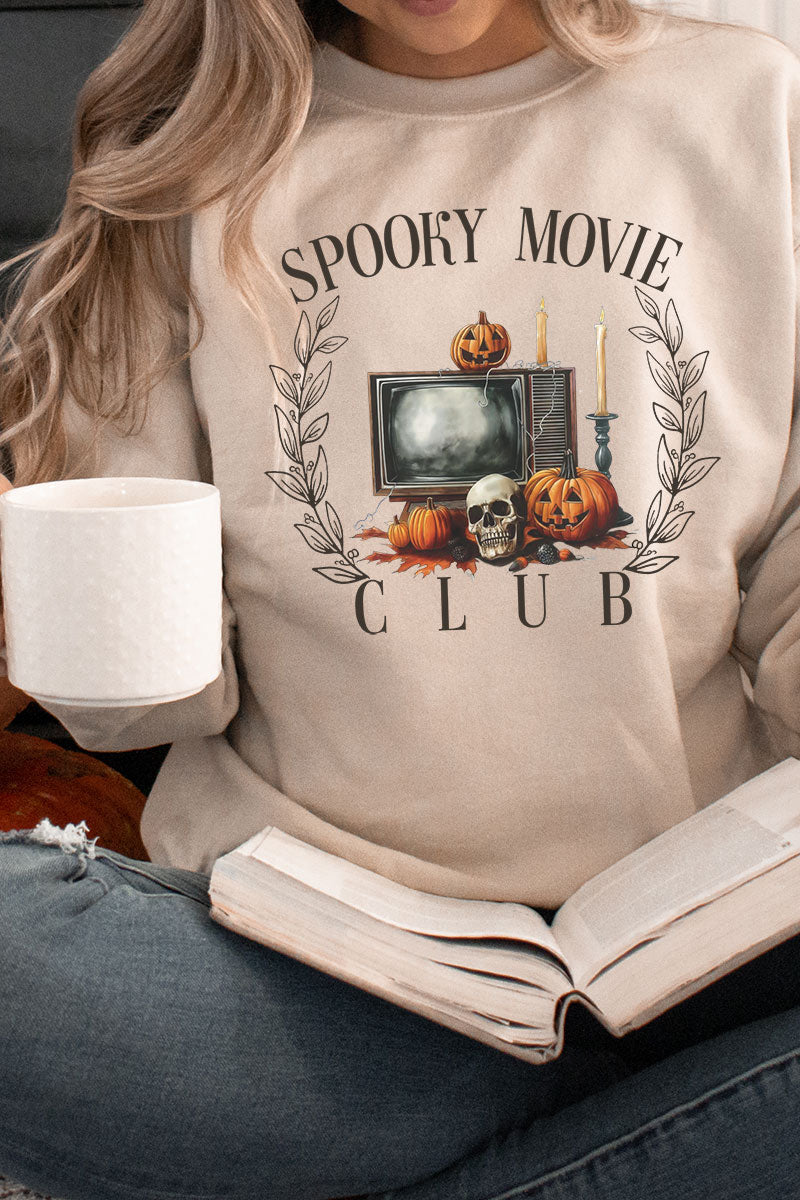 Spooky Movie Club Heavy Blend Crew Sweatshirt product image 1