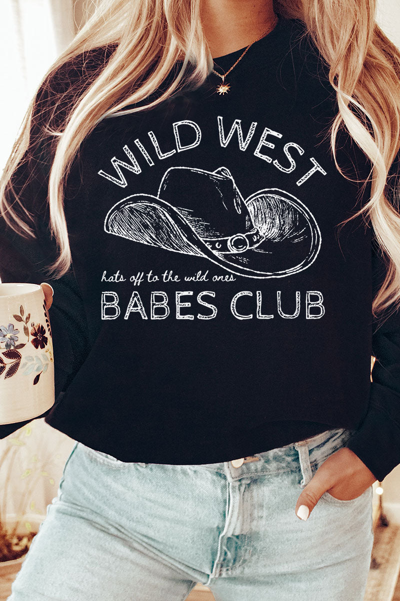 Wild West Babes Club Heavy-weight Crew Sweatshirt product image 1