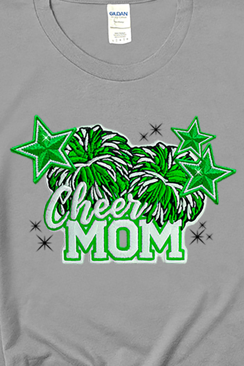 Green Cheer Mom Short Sleeve Relaxed Fit T-Shirt product image 2