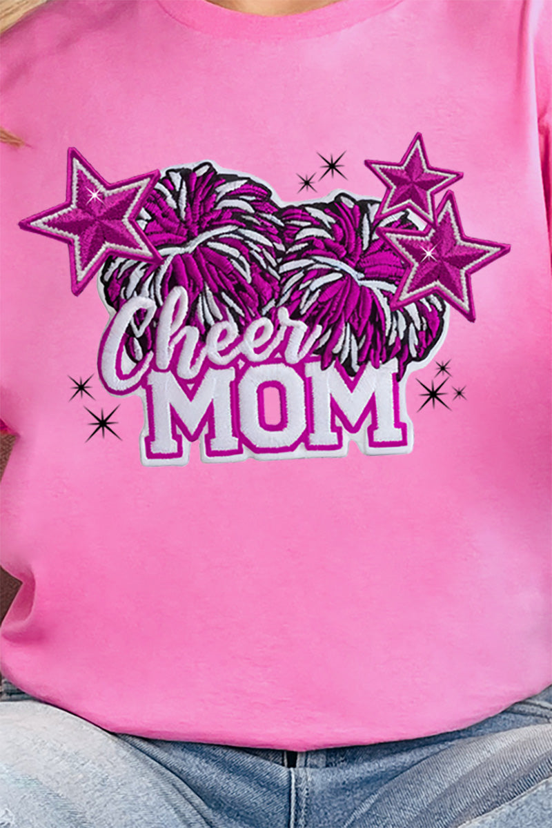 Pink Cheer Mom Short Sleeve Relaxed Fit T-Shirt product image 2