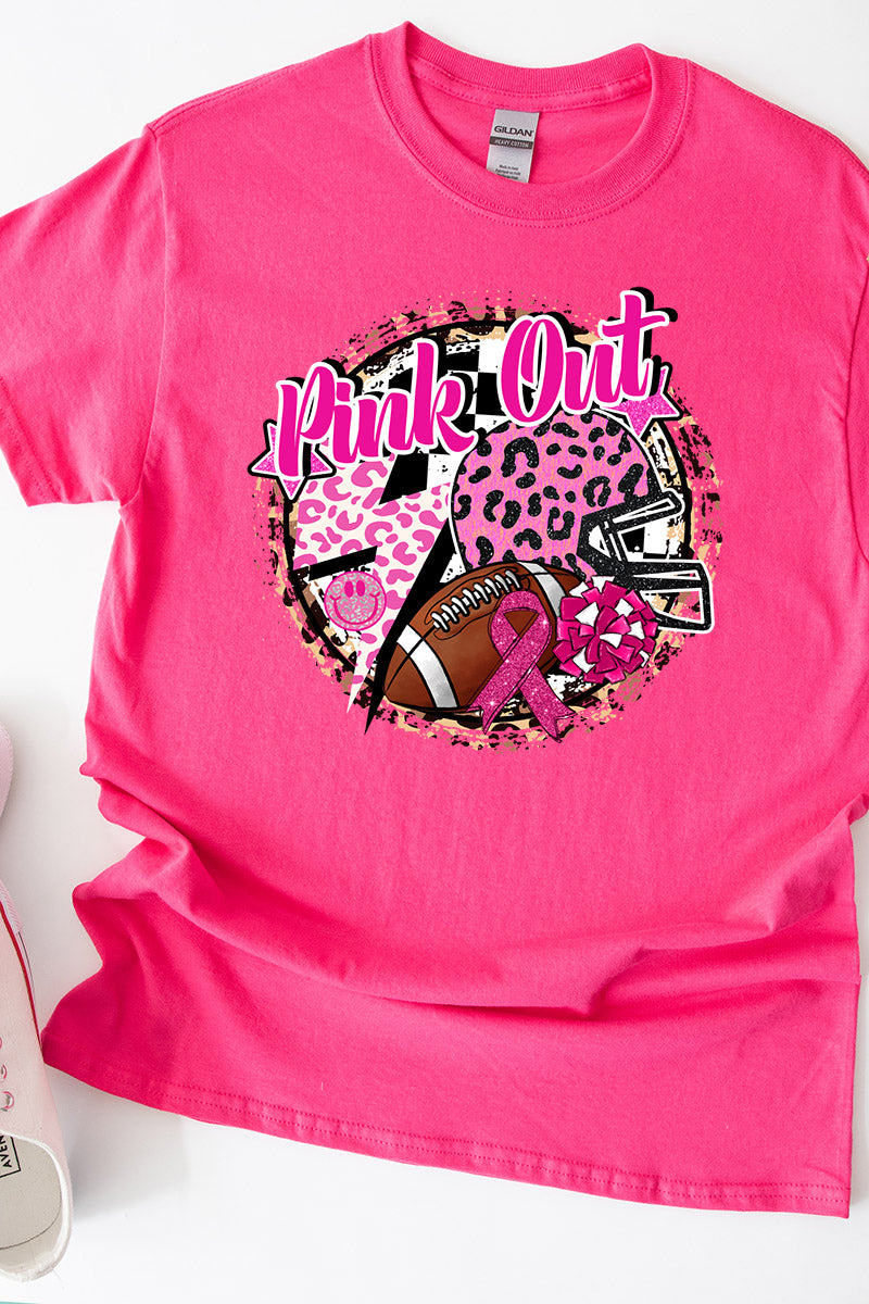 Pink Out Leopard Short Sleeve Relaxed Fit T-Shirt product image 1