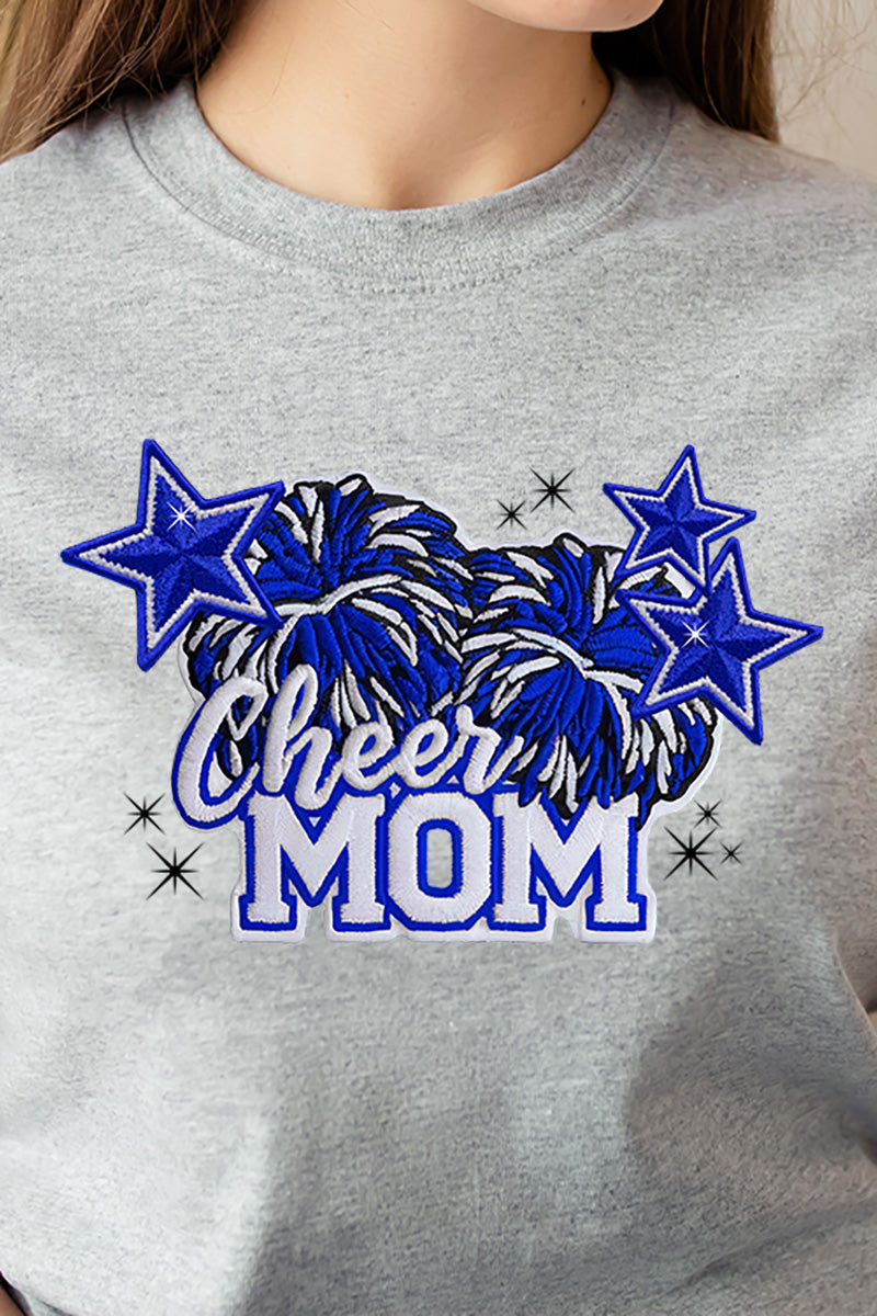 Royal Blue Cheer Mom Short Sleeve Relaxed Fit T-Shirt product image 2