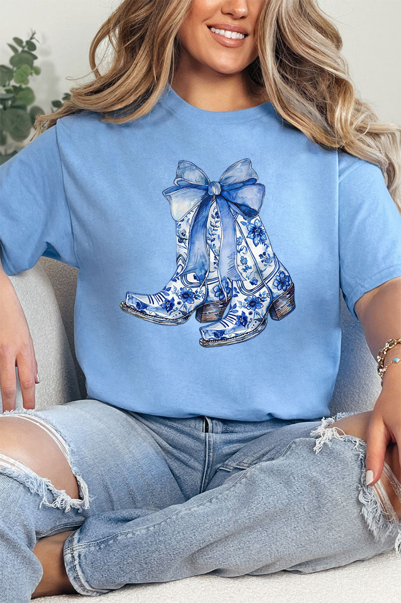 Coastal Cowgirl Coquette Bow Short Sleeve Relaxed Fit product image 1