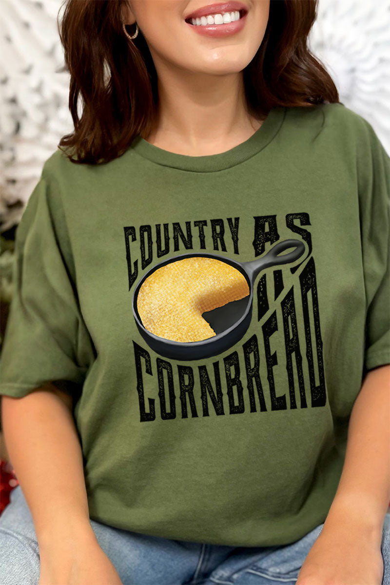 Country As Cornbread Skillet Short Sleeve Relaxed Fit product image 1