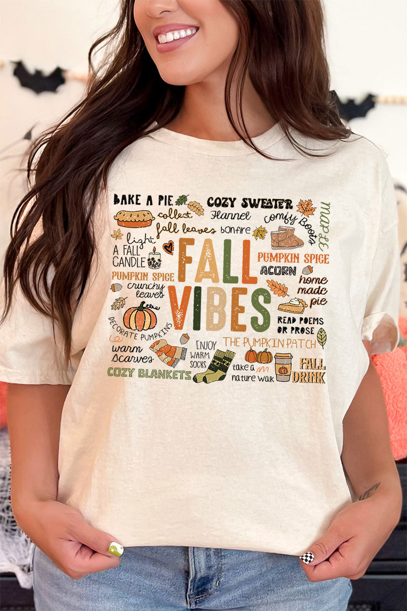 Cozy Fall Vibes Short Sleeve Relaxed Fit T-Shirt product image 1