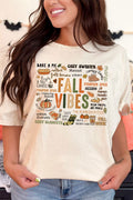 Cozy Fall Vibes Short Sleeve Relaxed Fit T-Shirt product image 1