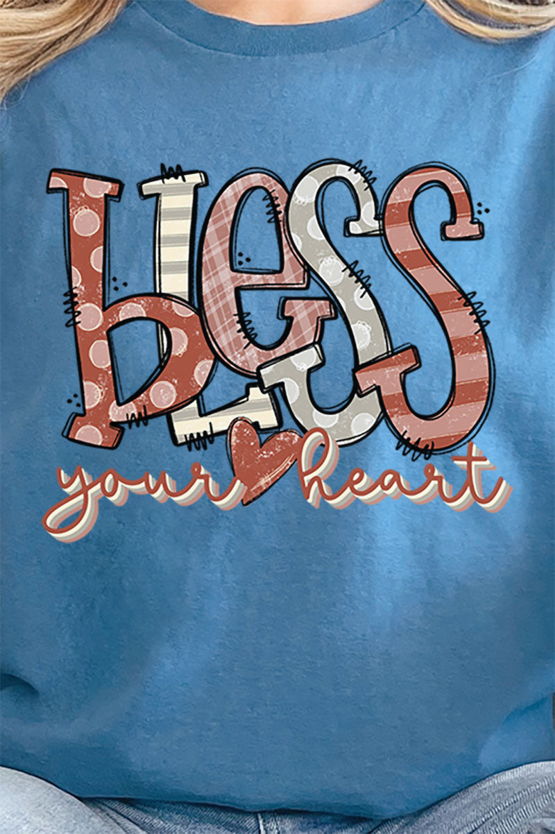 Doodle Bless Your Heart Short Sleeve Relaxed Fit T-Shirt product image 2