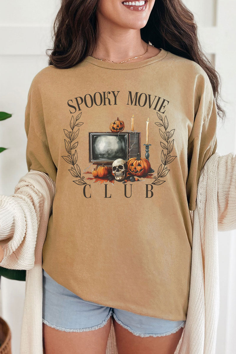 Spooky Movie Club Short Sleeve Relaxed Fit T-Shirt product image 1