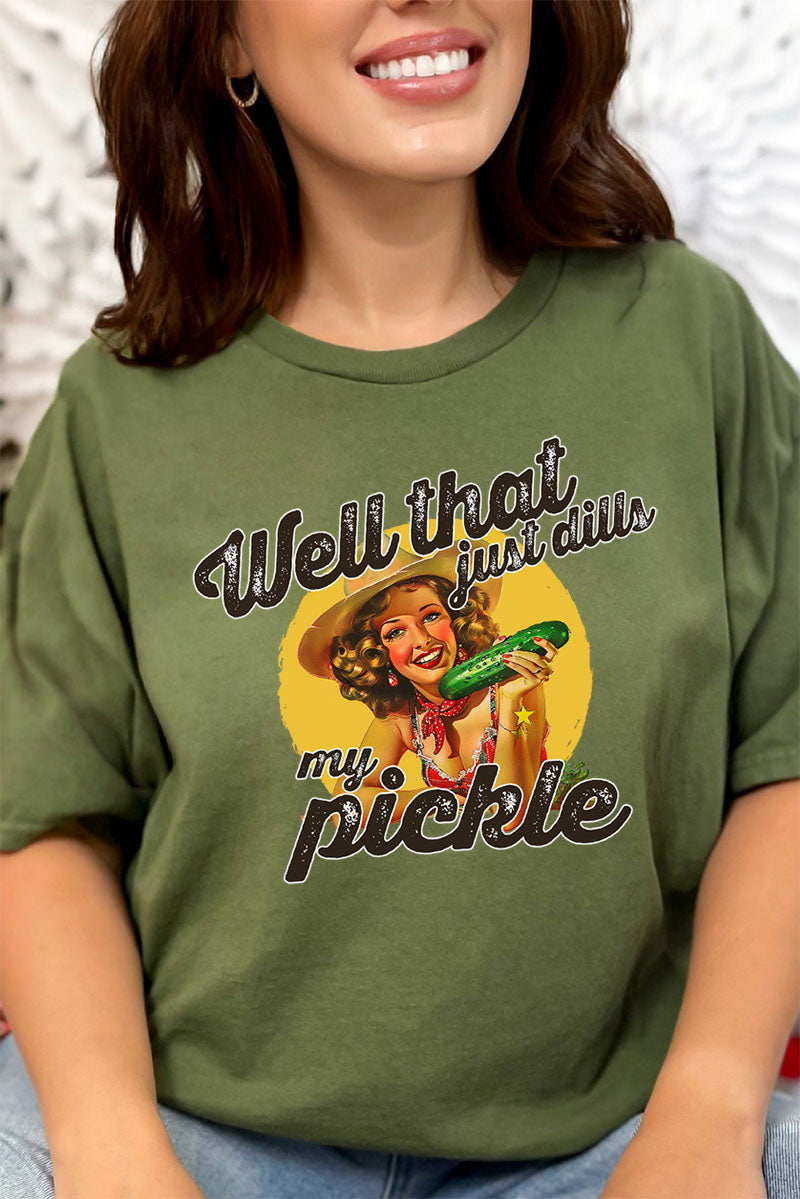 That Just Dills My Pickle Short Sleeve Relaxed Fit T-Shirt product image 1