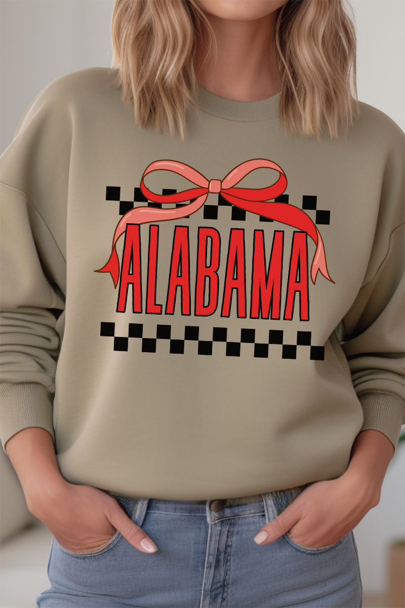 Bow Alabama Check Unisex NuBlend Crew Sweatshirt product image 1