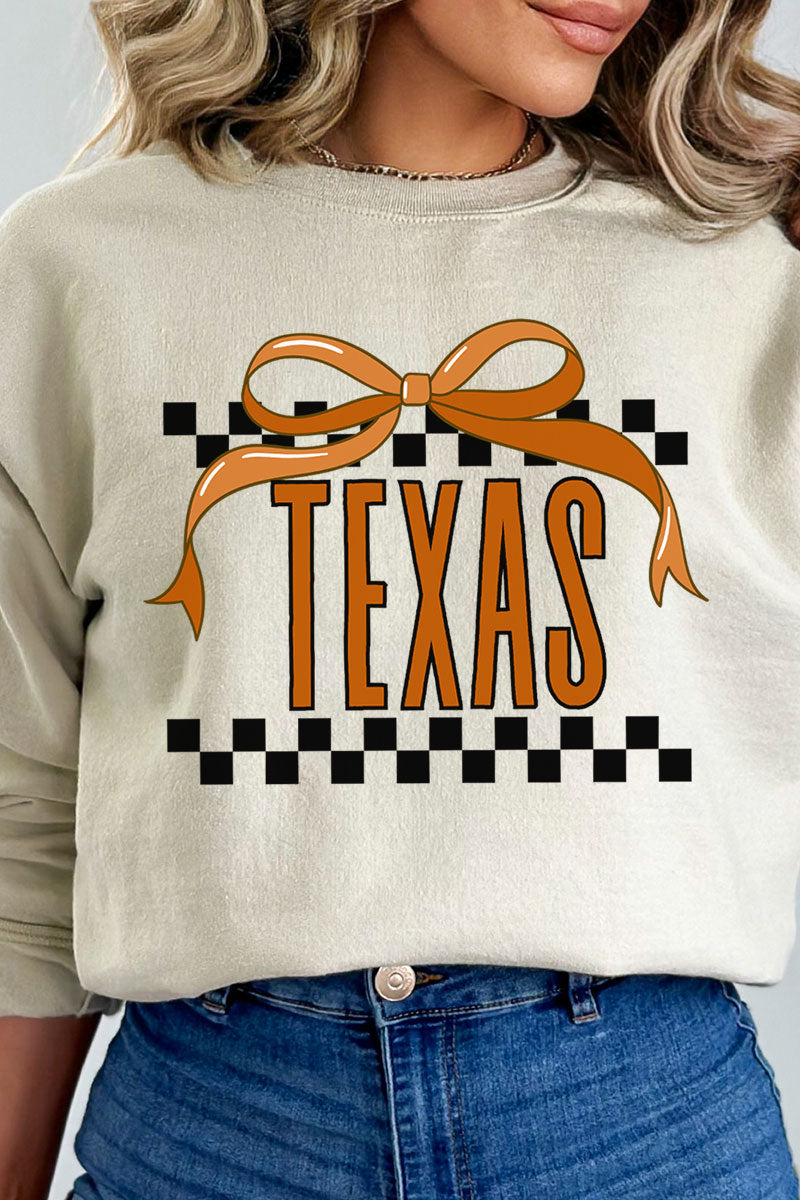 Bow Texas Check Unisex NuBlend Crew Sweatshirt product image 1