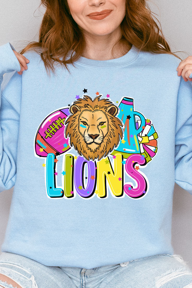 Bright Lions Colorful Unisex NuBlend Crew Sweatshirt product image 1