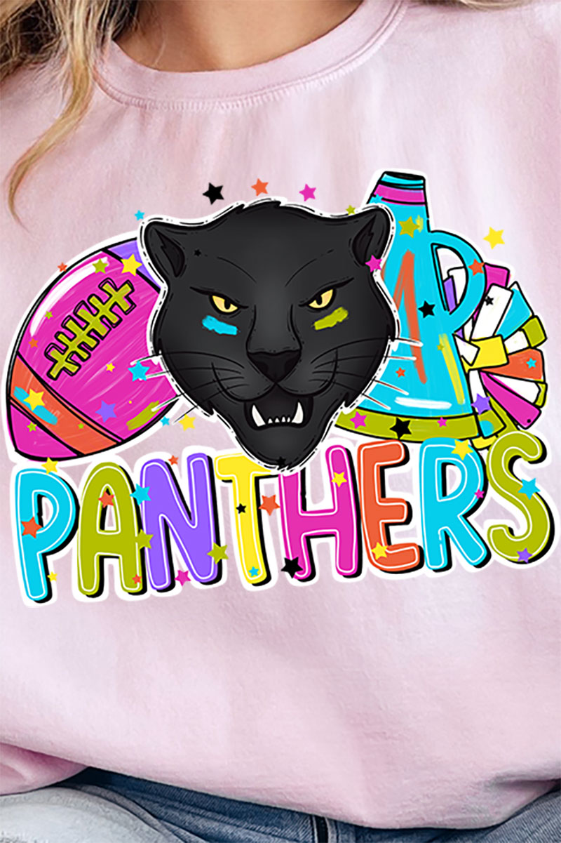 Bright Panthers Colorful Unisex NuBlend Crew Sweatshirt product image 2