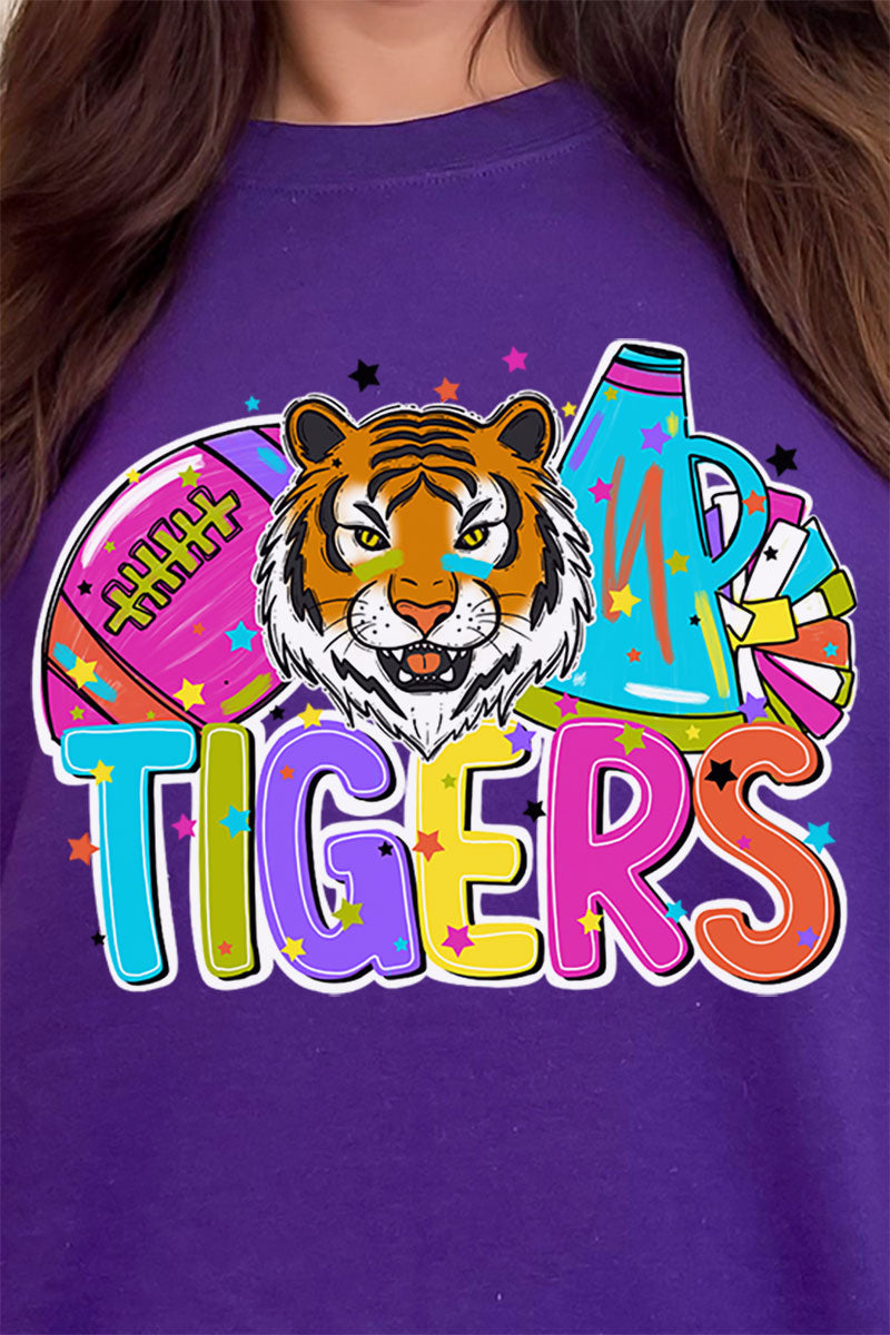 Bright Tigers Colorful Unisex NuBlend Crew Sweatshirt product image 2