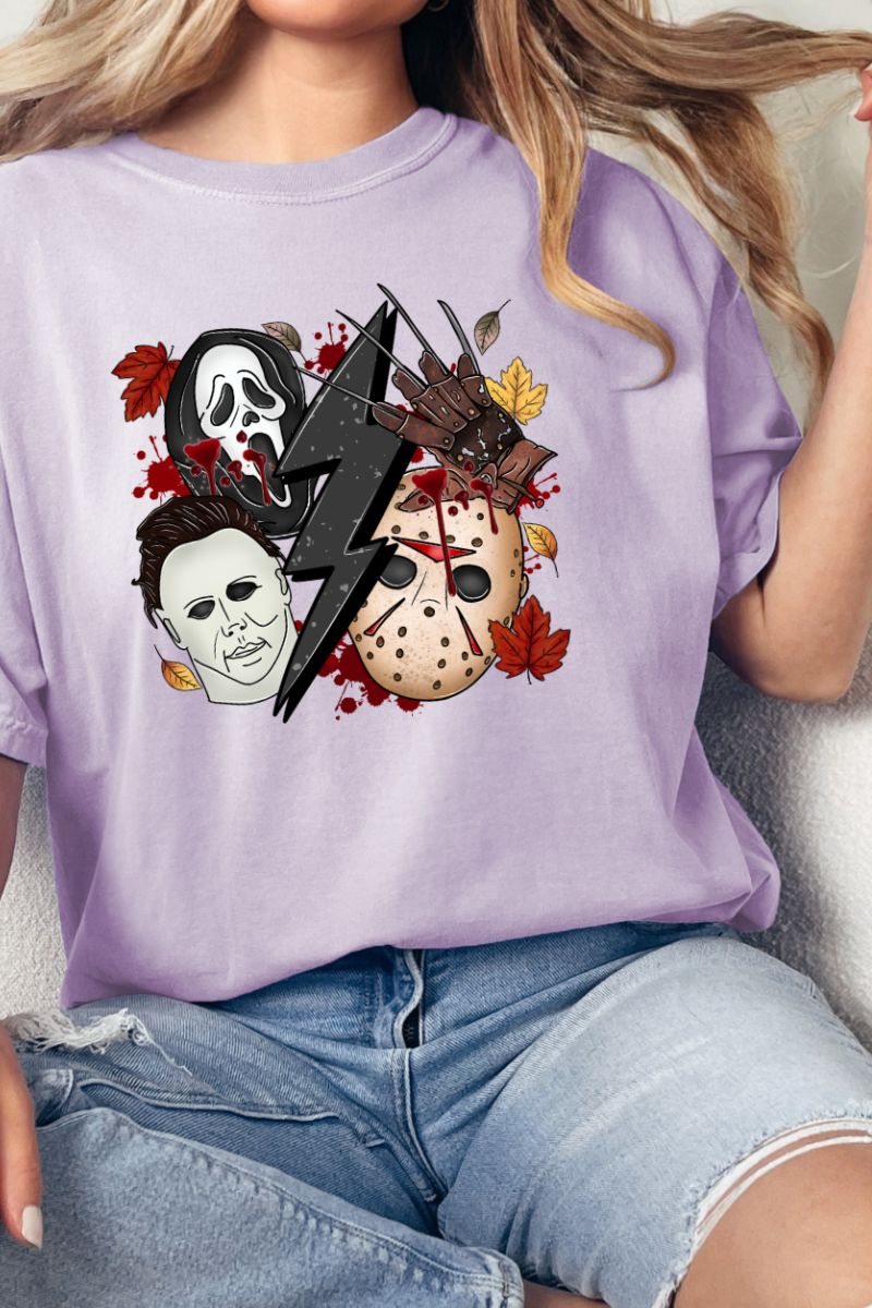 Comfort Colors Spooky Scary Halloween Tee -- Pick Your product image 6