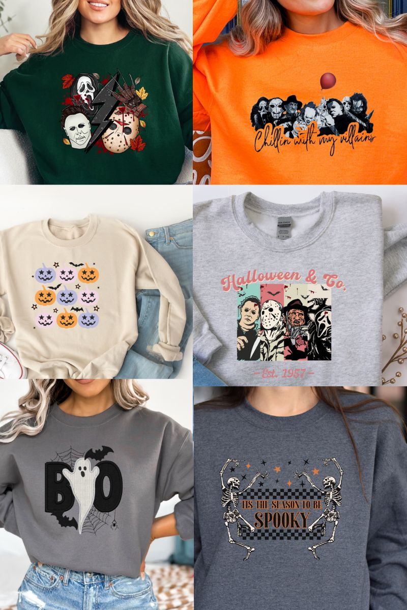 Spooky Scary Halloween Sweatshirt -- Pick Your Category! product image 1