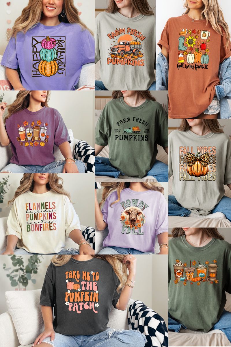 Comfort Colors All Things Fall Tee -- Pick Your Category! product image 1