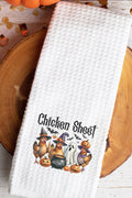 Chicken Sheet Halloween Waffle Kitchen Towel