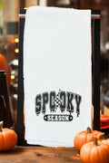 Drippy Spooky Season Waffle Kitchen Towel