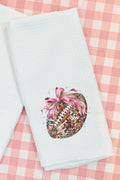 Colorful Disco Football Waffle Kitchen Towel