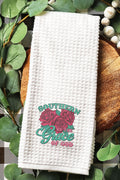 Southern By The Grace Of God Waffle Kitchen Towel